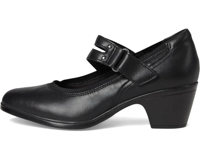 Туфли Clarks Emily 2 Janna с удобным каблуком и двойным ремешком