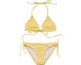 Бикини Snapper Rock Sunshine Stripe для подростков треугольное желтое