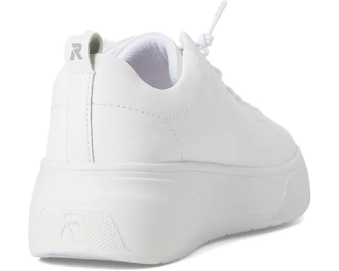 Кроссовки Rieker Carla 01 из гладкой кожи с платформой и шнуровкой
