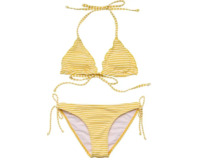 Бикини Snapper Rock Sunshine Stripe для подростков треугольное желтое
