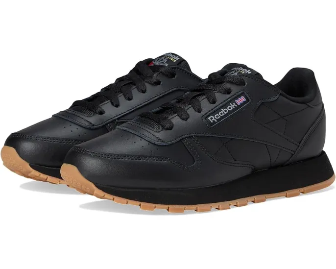 Кроссовки Reebok Classic Leather для детей старшего возраста на шнуровке