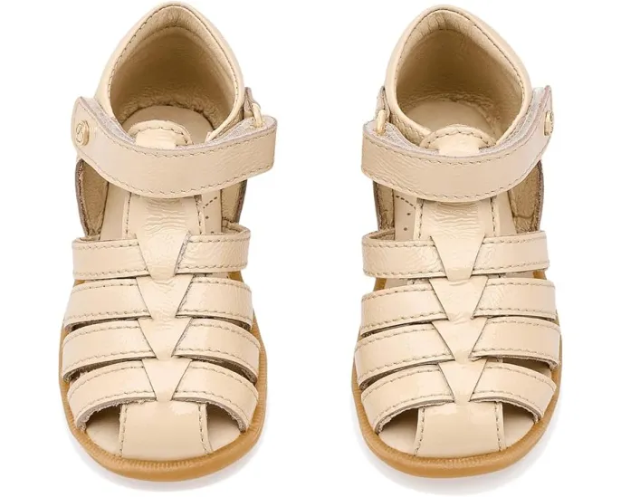 Детские сандалии Falcotto Wakatobi Naturino с блестящим верхом и застежкой на липучке