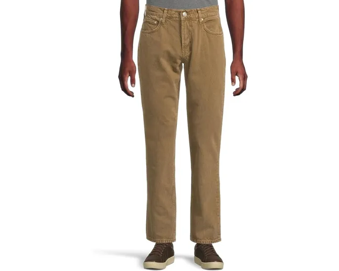 Джинсы Paige Normandie Rigid Straight Leg из жесткого денима светлого оттенка