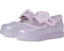 Балетки Hip Ballerina с аппликацией цветка и липучкой Mini Melissa