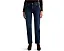 Прямые джинсы AG Jeans Brinley со средней посадкой в цвете Midnight Sun