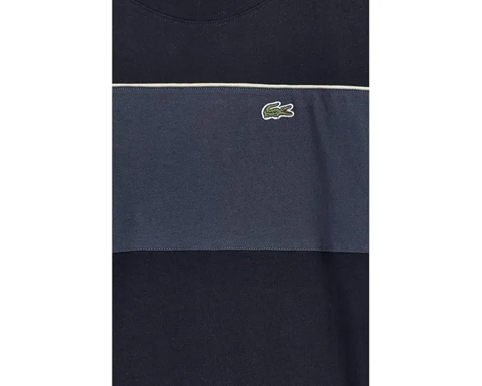Футболка Lacoste с цветными вставками для школьников