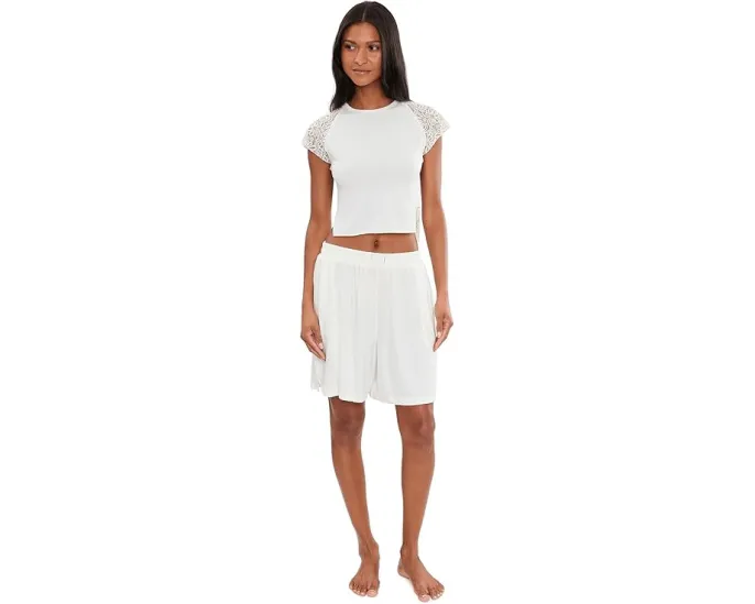 Комплект для сна Free People Soft Side из мягкого трикотажа с карманами