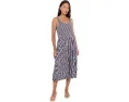 Платье NIC+ZOE Petite Dani Reef Stripe в полоску с вырезом лодочка