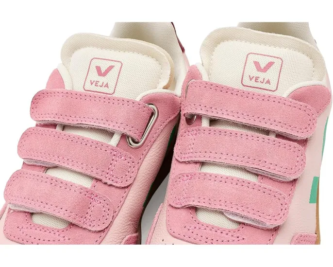 Кроссовки VEJA Kids Small V-90 на липучке с кожаным верхом