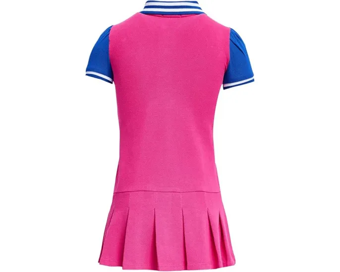 Платье-поло и шортики Polo Ralph Lauren Kids из сетки с логотипом Big Pony для младенцев