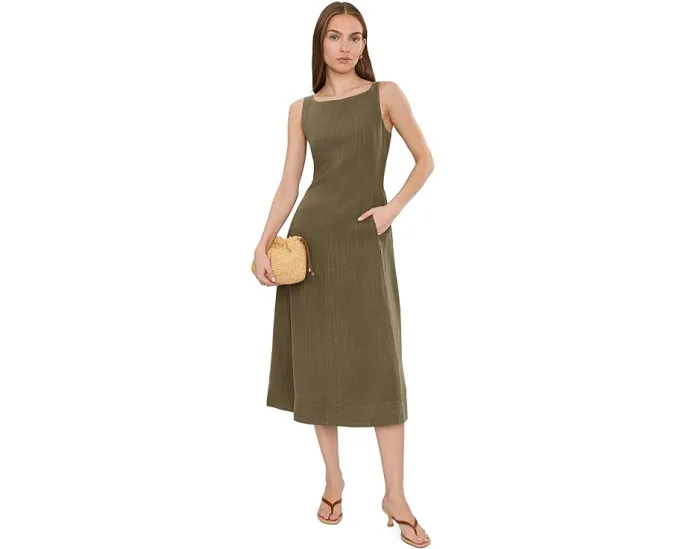 Платье миди Palmira с силуэтом fit & flare от Michael Stars