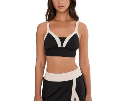 Мидкини Nike Bold Color Block со средней поддержкой и сетчатыми вставками