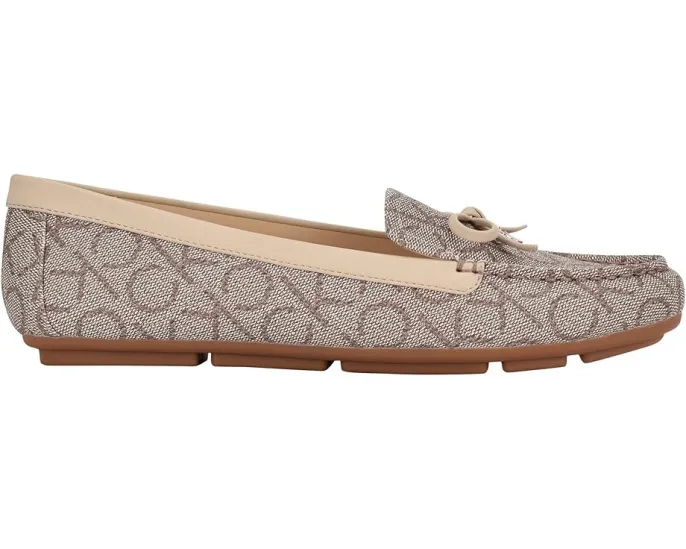 Loafers Calvin Klein Linca с бантом из искусственной кожи на резиновой подошве