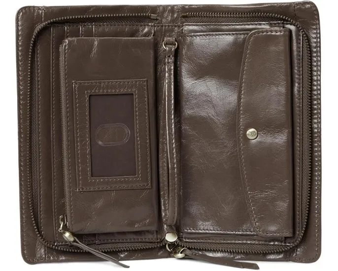 Косметичка HOBO Evolve на молнии с отделениями для карт