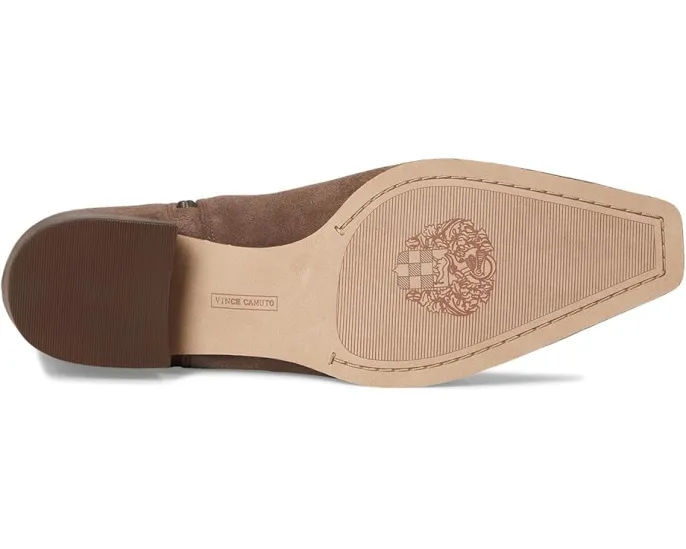 Vince Camuto Ботинки Pavla до колена из кожи с крокодиловым тиснением на устойчивом каблуке