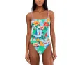 Купальник цельный Seafolly Viva Vacation с квадратным вырезом и регулируемыми бретелями
