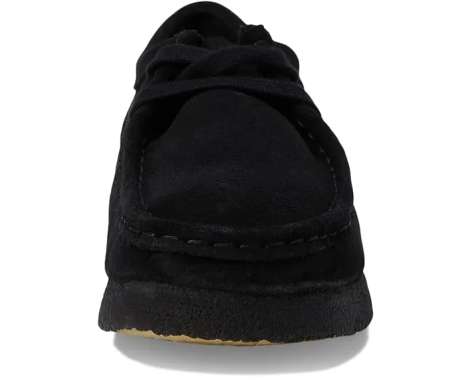 Clarks Wallabee мокасины на шнуровке с подошвой из натурального крепа
