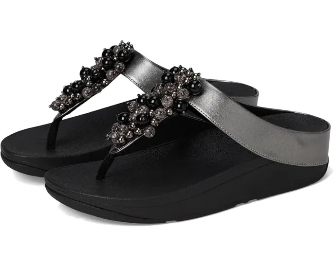 Сандалии FitFlop Fino с декоративными бусинами и удобной стелькой