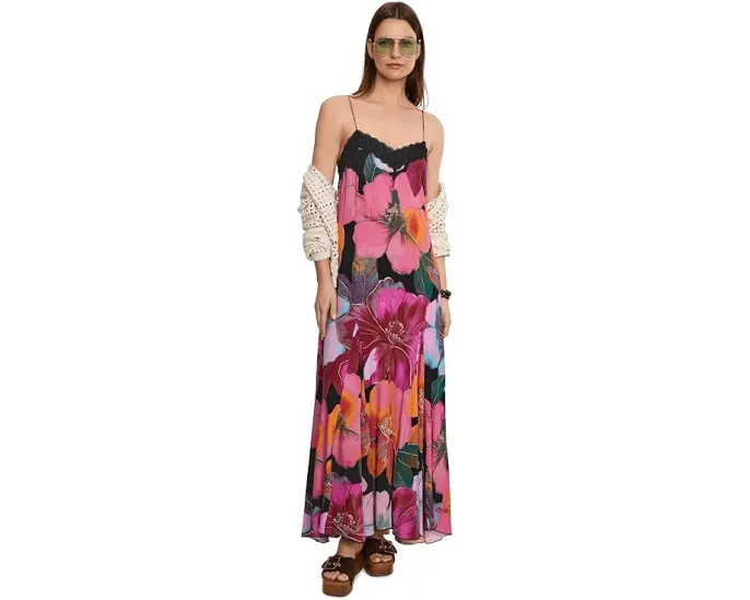 Макси-платье Bloomspell Free People с романтичным кружевом