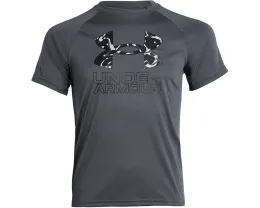 Футболка Under Armour Kids Tech Hybrid Print Short Sleeve T-Shirt для мальчиков