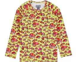 Футболка для плавания Vilebrequin Swim Jersey Stretch Hermit Crabs с защитой от UV
