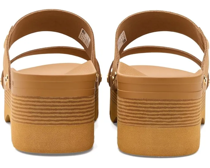 Сандалии Reef Vista Higher Cleo на платформе с ремешками из замши