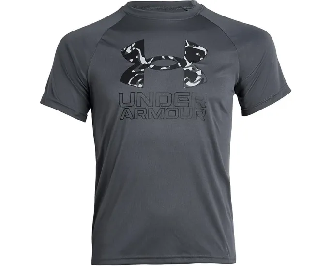 Футболка Under Armour Kids Tech Hybrid Print Short Sleeve T-Shirt для мальчиков