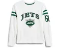 Футболка NFL New York Jets с полосатым кокеткой для детей