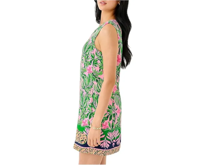 Платье Edita Shift от Lilly Pulitzer с запахом на молнии и карманами