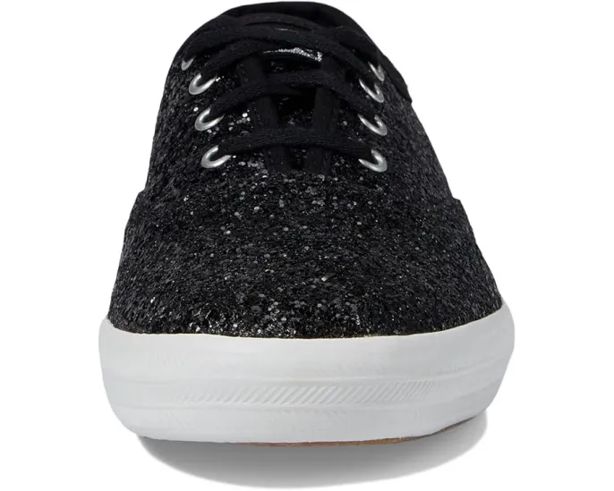 Кроссовки Keds Champion Glitter Lace Up с блестящим верхом и стелькой Softerra