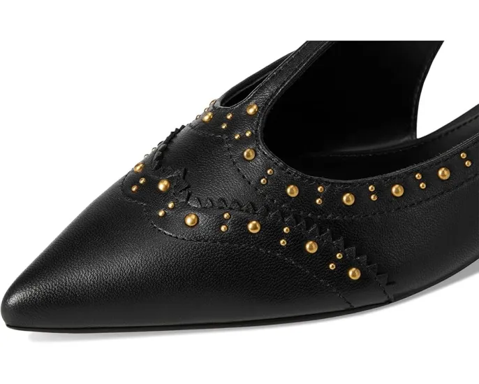 Vince Camuto Мюли Valkie на низком каблуке с Т-образным ремешком и декоративными шипами