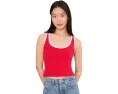 Топ Moxie Free People с круглым вырезом и ретро швом на спине