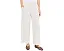 Eileen Fisher Органические хлопковые брюки Pucker Check Ankle Wide Pant Белые