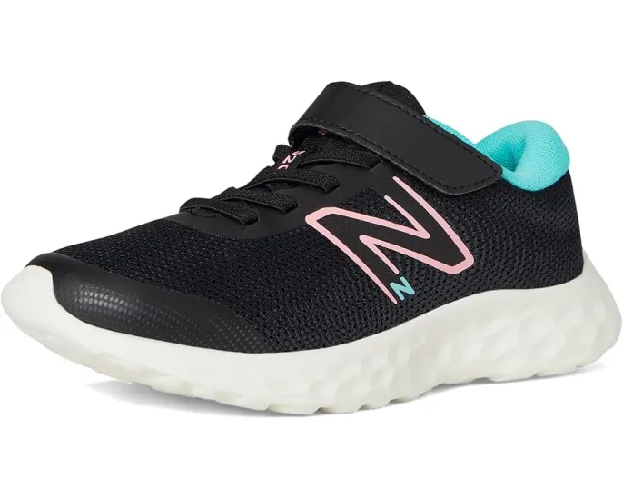 Детские кроссовки New Balance 520v8 с эластичными шнурками и липучкой