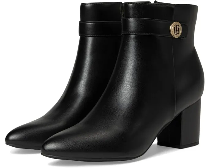 Ботильоны Tommy Hilfiger Herxi с зауженным носком и квадратным каблуком