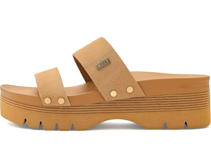 Сандалии Reef Vista Higher Cleo на платформе с ремешками из замши