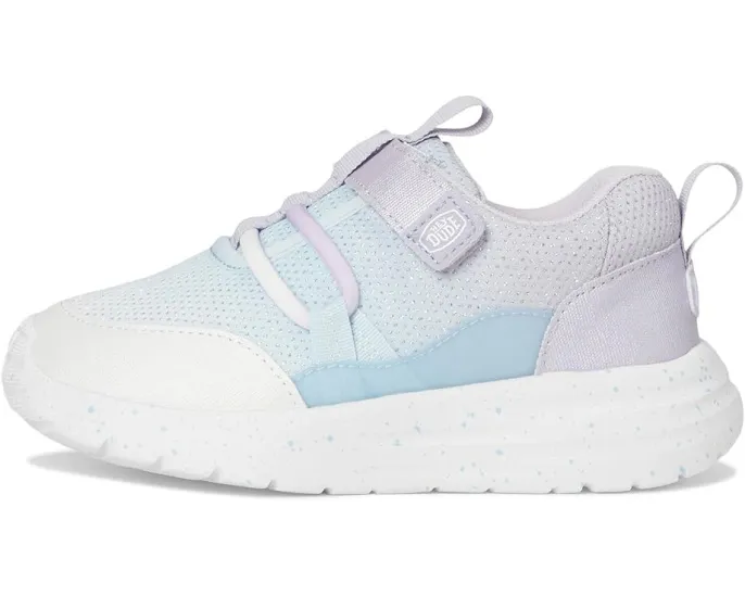 Детские кроссовки Hey Dude Kids Sirocco Trek AC Shimmer с блестками и застежкой на липучке