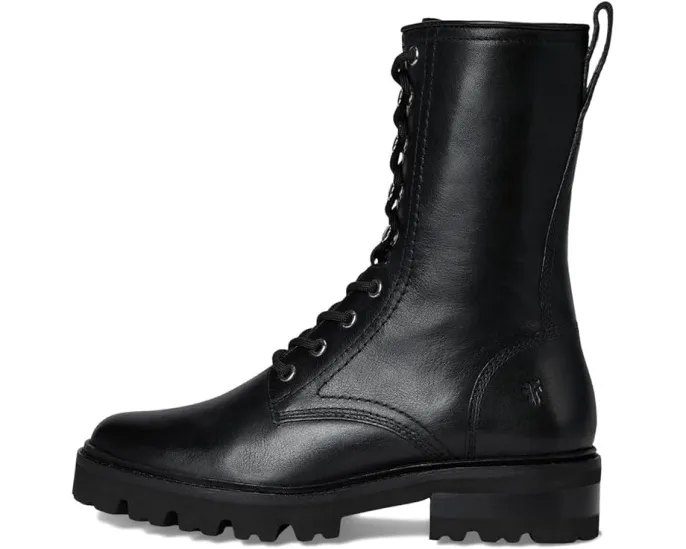 Ботинки Frye Olivia Combat на шнуровке с массивным каблуком 3.8 см