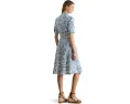 Платье-рубашка Льняное с поясом и пайсли Paisley Tie-Front Lauren Ralph Lauren