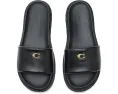 Сандалии Brynn Leather Slide из кожи бренда COACH