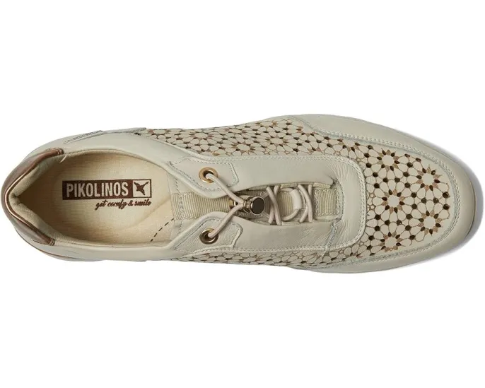 Кроссовки Pikolinos Cantabria W4R 6584 бежевые на шнуровке