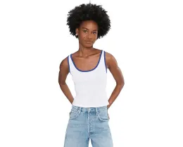 Топ Moxie Free People с круглым вырезом и ретро швом на спине