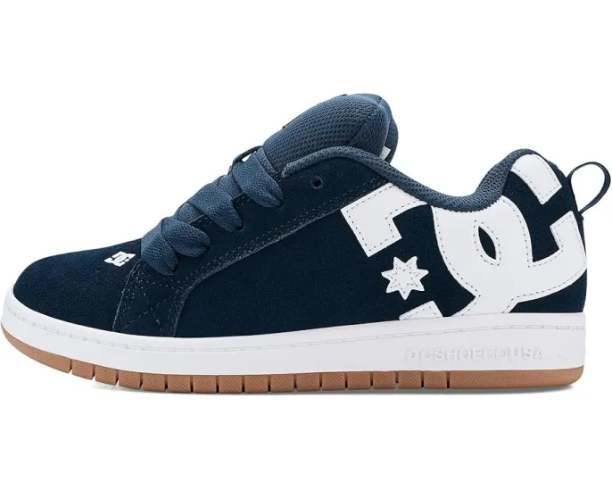 Детские кроссовки DC Kids Court Graffik SE из замши с вентиляцией