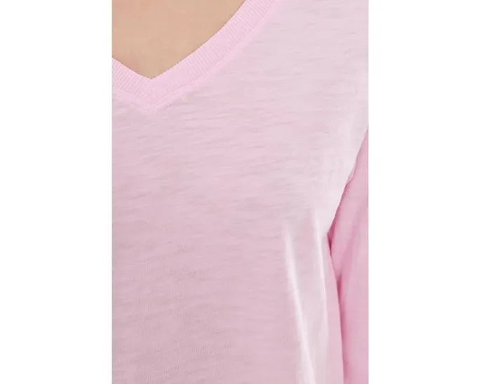 Garment Dye Tees - V-Neck 3/4 Sleeve Tee