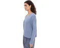 Свитер Eileen Fisher с V-образным вырезом из смеси органического льна и хлопка