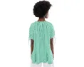 Туника Farley в клетку Free People с короткими рукавами буф