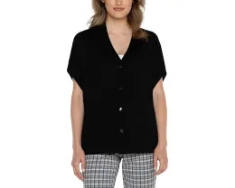 Кардиган Liverpool Los Angeles с запахом на пуговицах и короткими рукавами