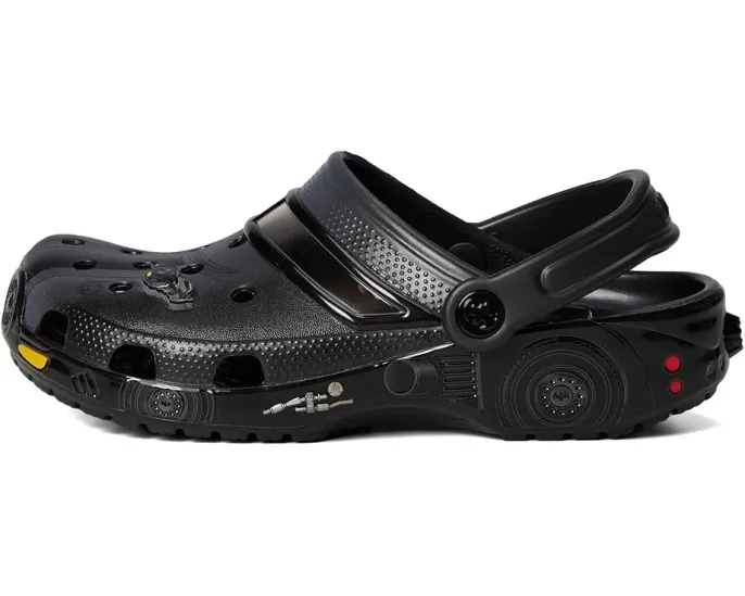 Кроксы Crocs Batman Batmobile Classic Clogs для детей с тематическим принтом