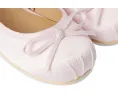 Детские атласные балетки Janie and Jack с бантом и квадратным мысом