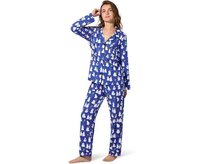 Пижамный комплект Bedhead PJs с длинным рукавом из стрейч-джерси